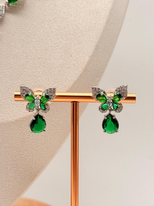 Emerald Wing AD Necklace Set