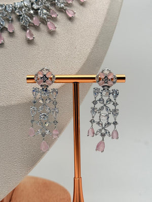 Rosé Crystalfall – Emerald AD Necklace Set