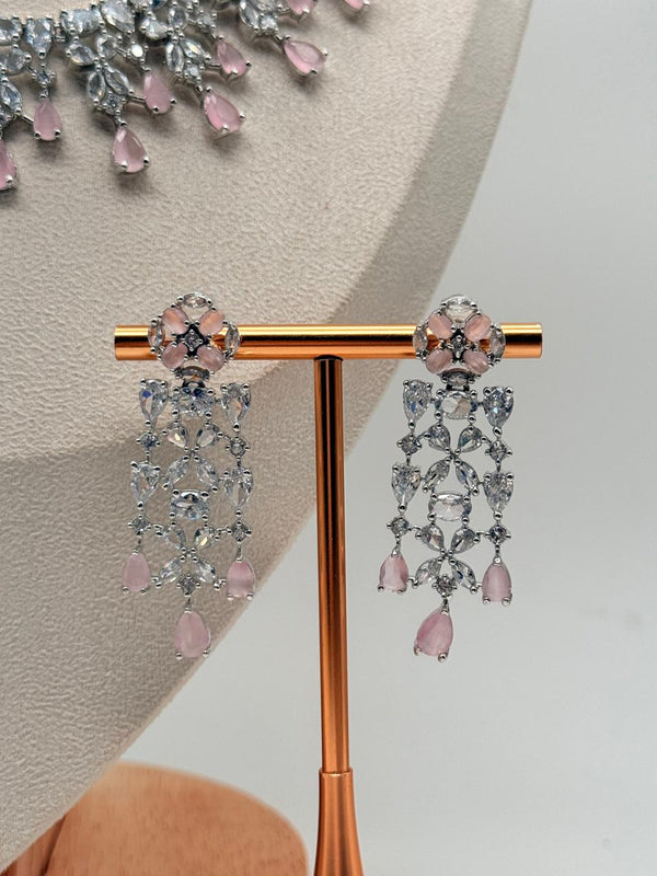 Rosé Crystalfall – Emerald AD Necklace Set