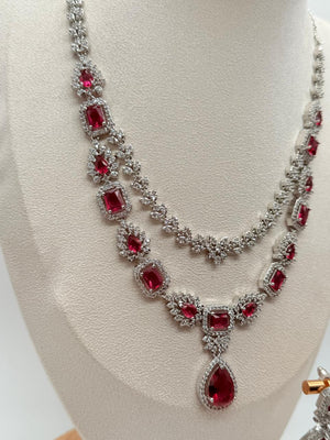 Ruby Empress AD Necklace Set