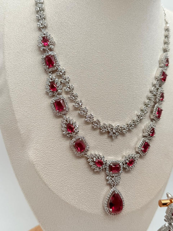 Ruby Empress AD Necklace Set
