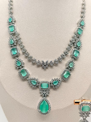 Aqua Empress AD Necklace Set