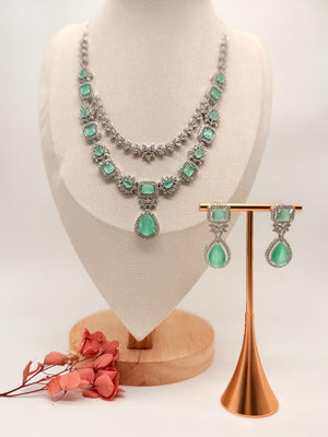 Aqua Empress AD Necklace Set