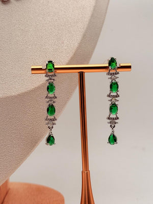 Emerald Lumière AD Necklace Set