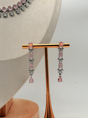 Blush Lumière AD Necklace Set