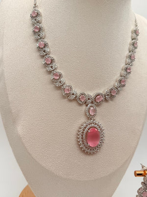 Pink Celestia – AD Necklace Set