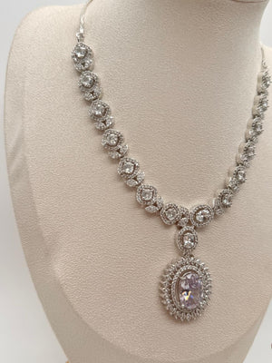 Clear Celestia – AD Necklace Set