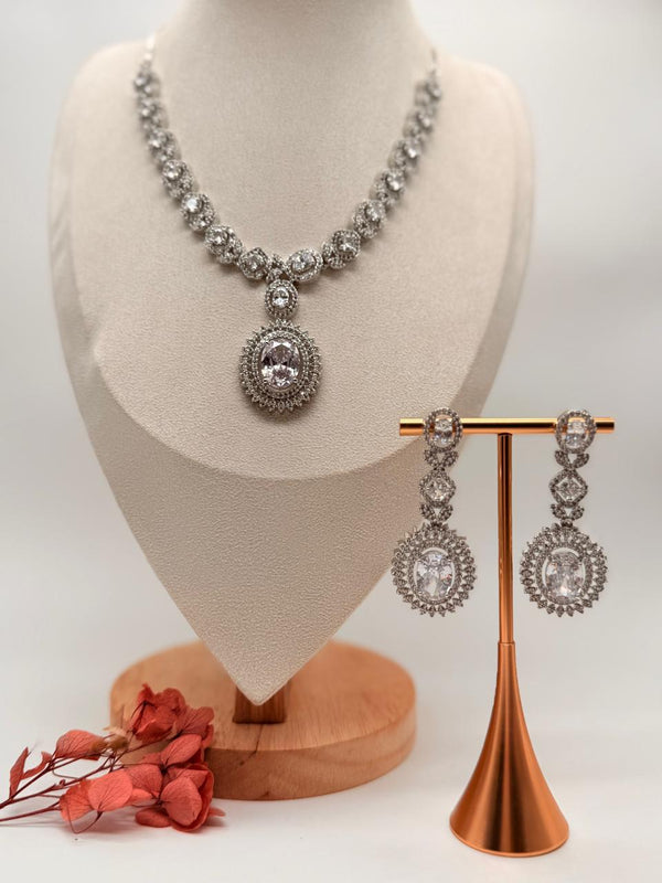 Clear Celestia – AD Necklace Set