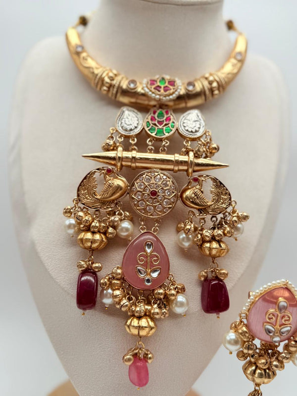 Pearl & Petals Royal Hasli Set - Blush Pink