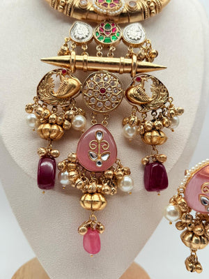 Pearl & Petals Royal Hasli Set - Blush Pink