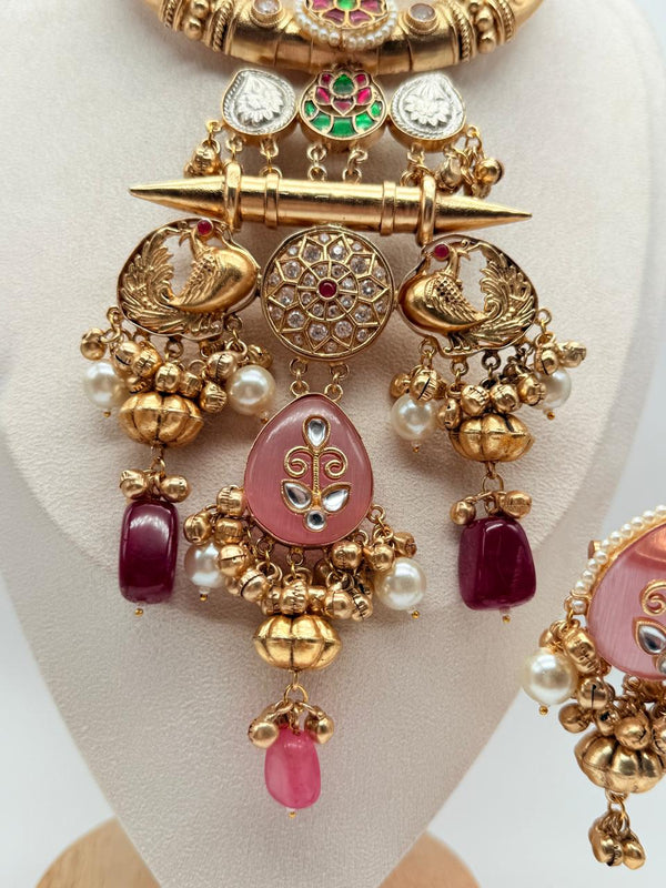 Pearl & Petals Royal Hasli Set - Blush Pink