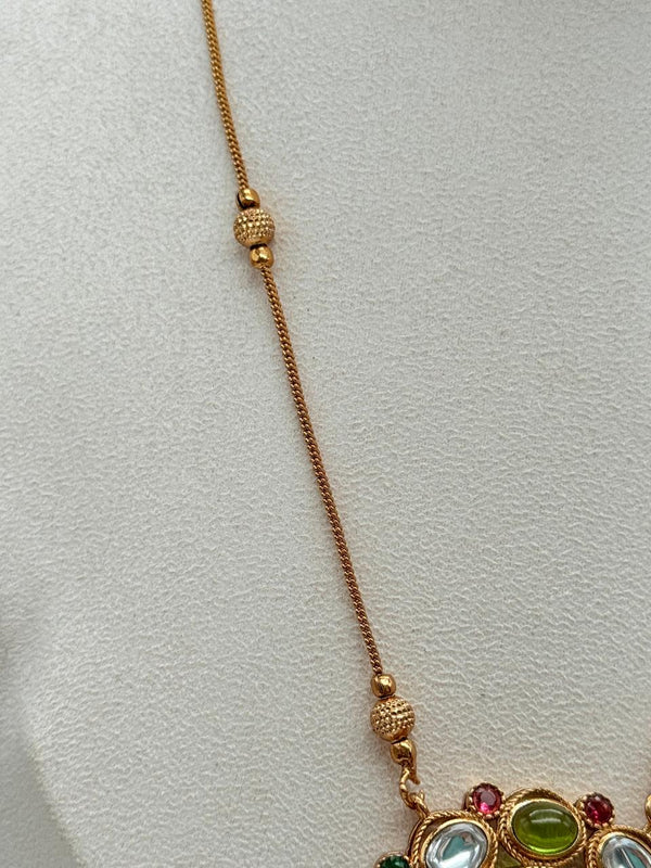 Majestic Multigem Heirloom Pendant Set - Purple Drop Variant