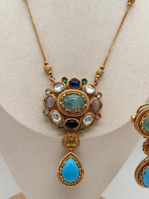 Majestic Multigem Oceancrest Set - Turquoise Drop Variant