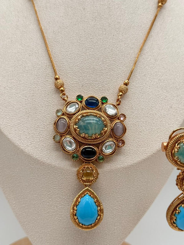 Majestic Multigem Oceancrest Set - Turquoise Drop Variant