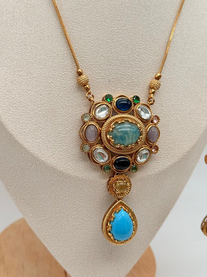 Majestic Multigem Oceancrest Set - Turquoise Drop Variant