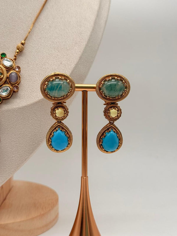 Majestic Multigem Oceancrest Set - Turquoise Drop Variant