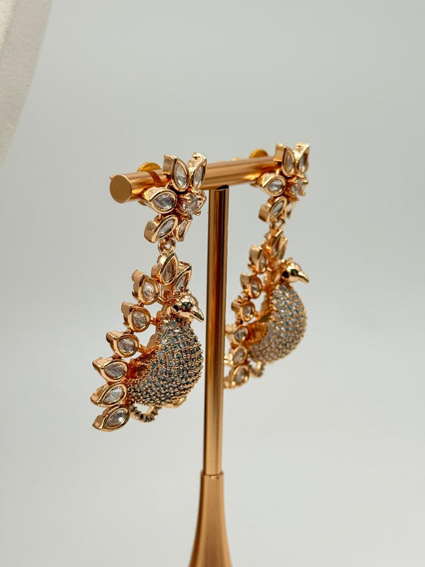Mayur Mohini Hasli Set With Jadau Kundan