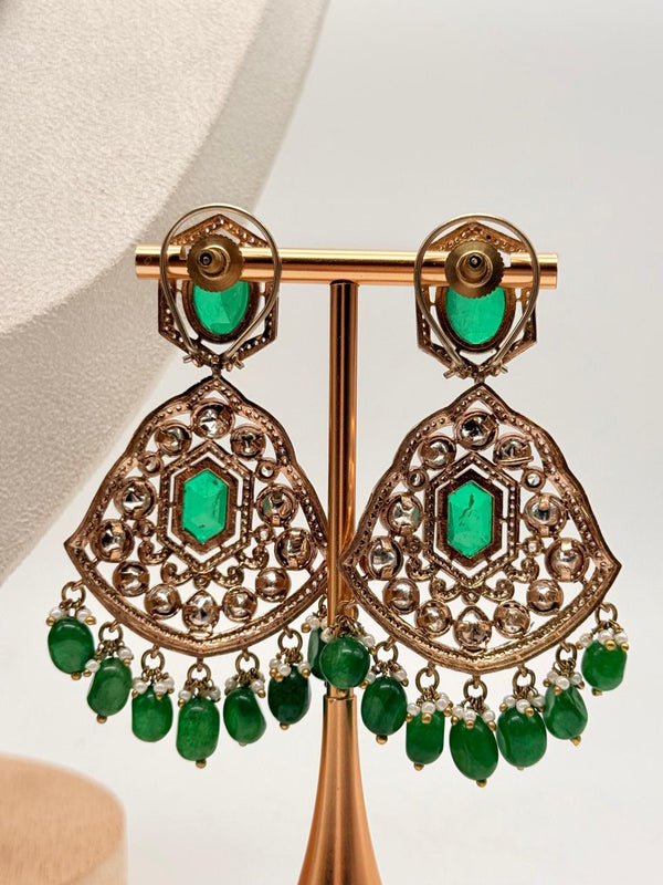 Rajwada Emerald Shringar Set