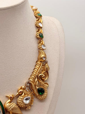 Crown of Emeralds Necklace Set