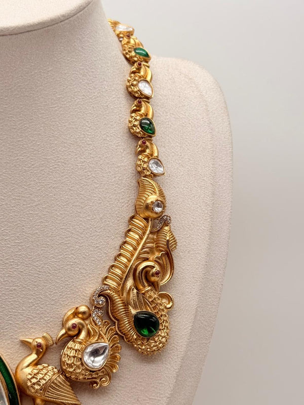 Crown of Emeralds Necklace Set