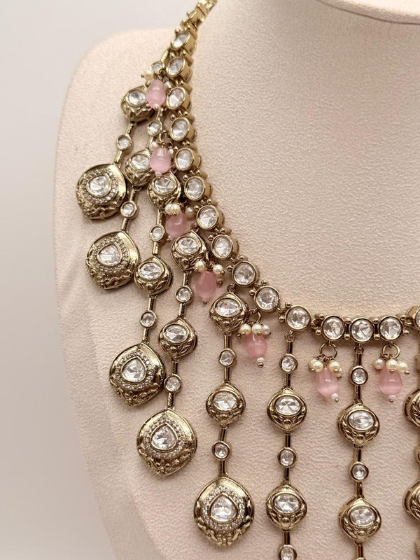 Lumiera Blush Necklace Set