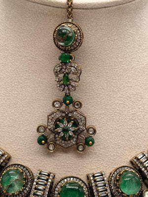Aurevia Heirloom — Emerald Necklace Set