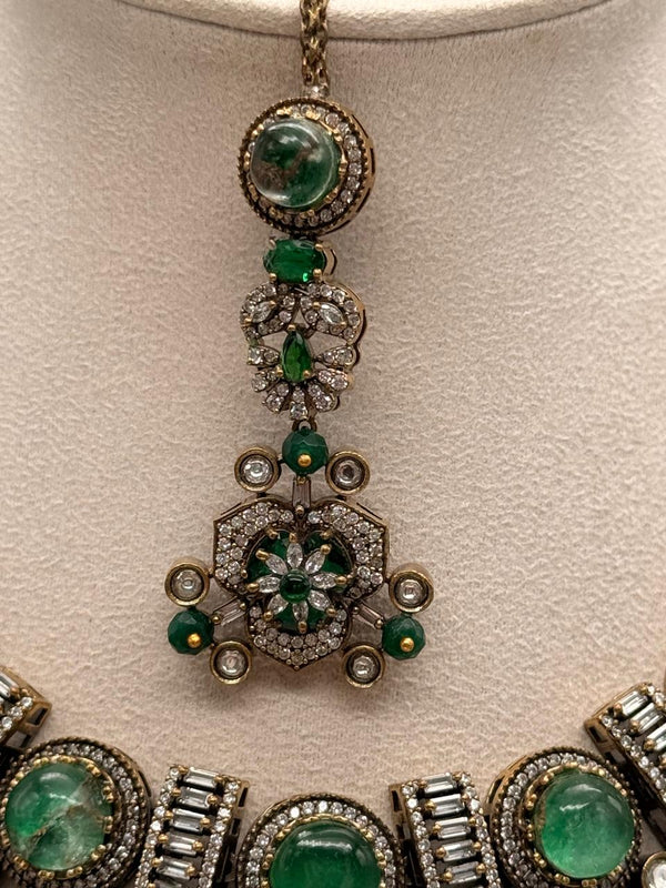 Aurevia Heirloom — Emerald Necklace Set