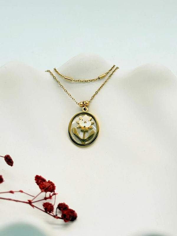 Petalcore - Double-Layered Anti Tarnish Necklace