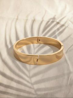 Mode: Gold Cuff – Anti Tarnish Bracelet