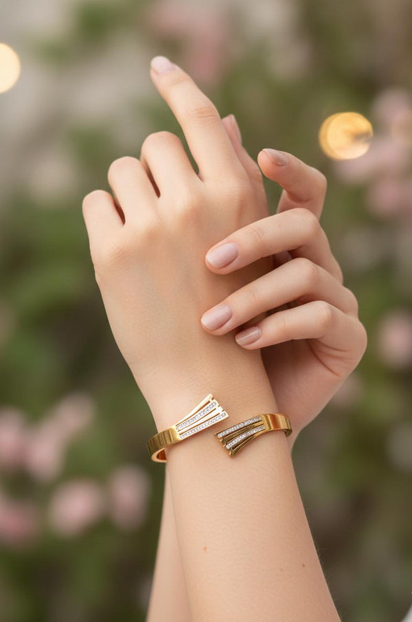 Luxe Voltage Cuff – Anti Tarnish Bracelet