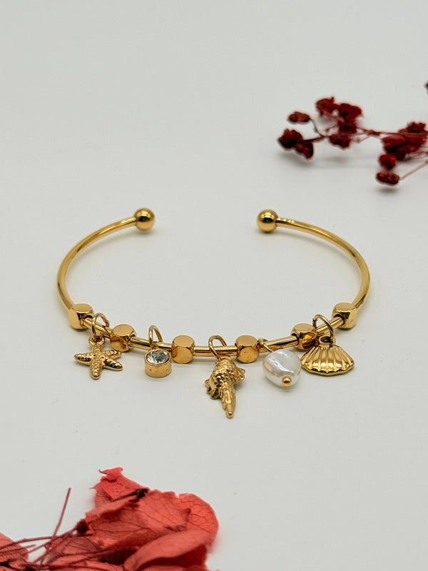 Sea Spell – Anti-Tarnish Ocean Charm Bracelet