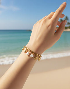 Sea Spell – Anti-Tarnish Ocean Charm Bracelet