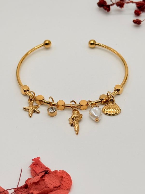 Sea Spell – Anti-Tarnish Ocean Charm Bracelet