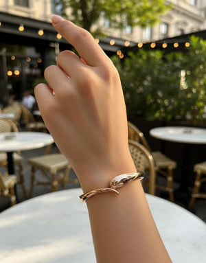 Locked In Luxe – Anti-Tarnish Statement Bracelet