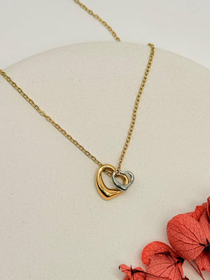 Harmony Hearts — Anti-Tarnish Necklace