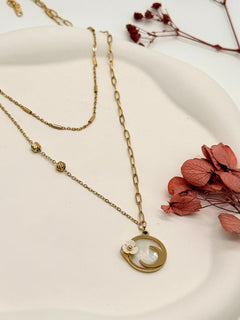 Soft Mark — Double Layered Anti-Tarnish Necklace