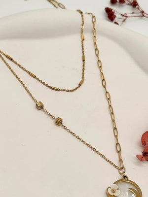 Soft Mark — Double Layered Anti-Tarnish Necklace