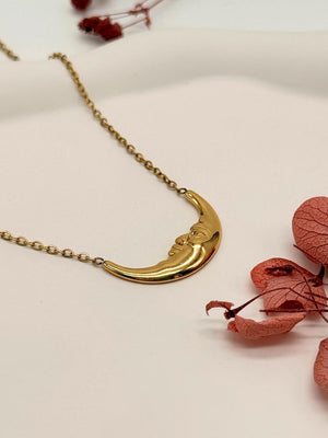 Crescent Crush — Anti-Tarnish Necklace