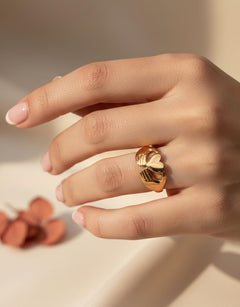 My Safe Place Ring –  Anti Tarnish Adjustable Dainty Ring