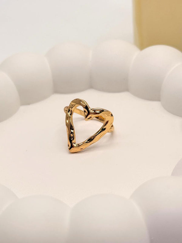 Heartcore –  Anti Tarnish Adjustable Ring