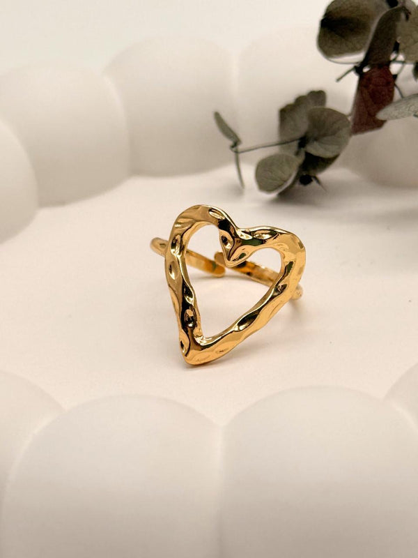 Heartcore –  Anti Tarnish Adjustable Ring