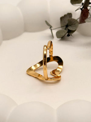 Heartcore –  Anti Tarnish Adjustable Ring