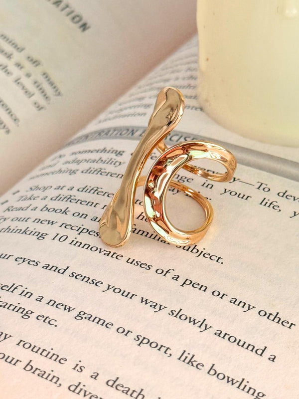 Fluid Flex –  Anti Tarnish Adjustable Dainty Ring