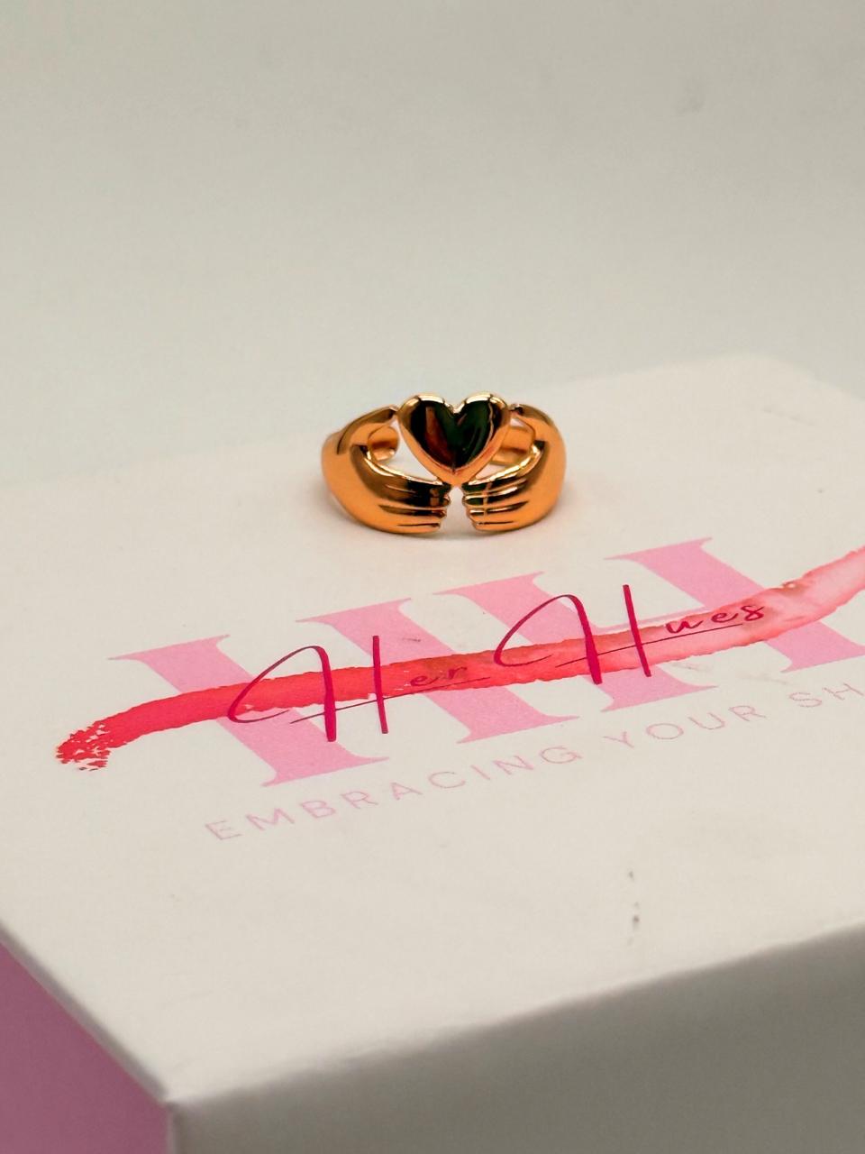 My Safe Place Ring –  Anti Tarnish Adjustable Dainty Ring