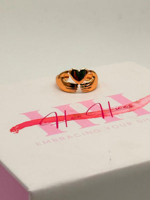 My Safe Place Ring –  Anti Tarnish Adjustable Dainty Ring
