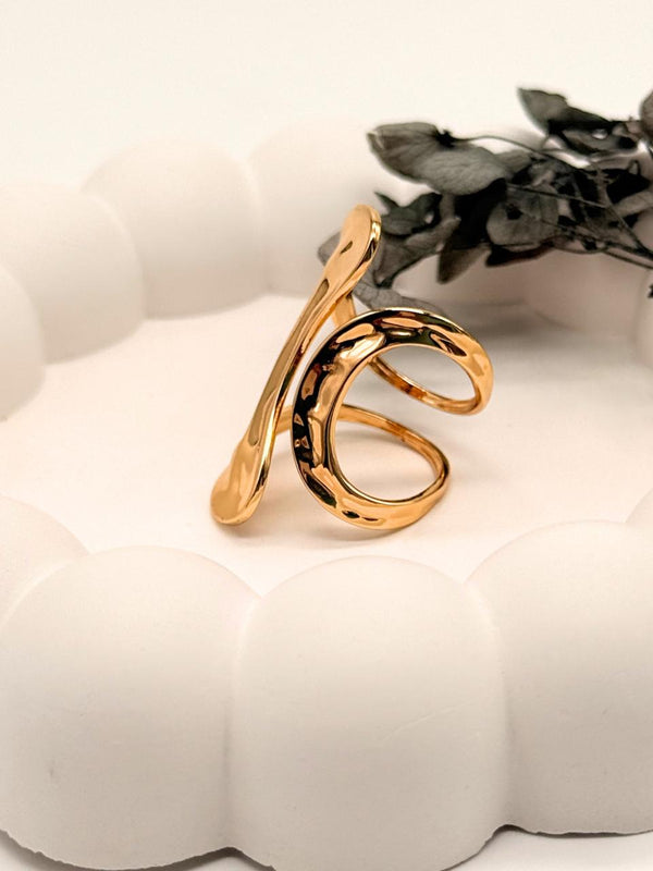 Fluid Flex –  Anti Tarnish Adjustable Dainty Ring