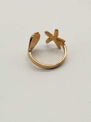 Shell Yeah –  Anti Tarnish Adjustable Ring