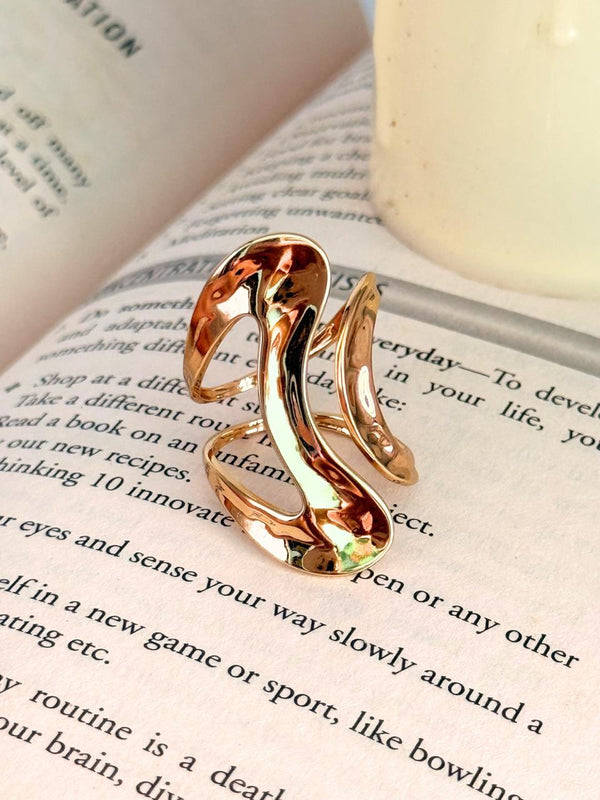Fluid Flex –  Anti Tarnish Adjustable Dainty Ring