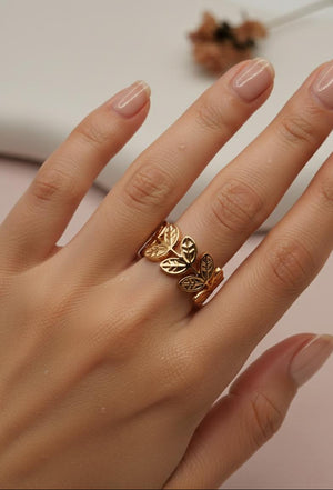 Earth Angel  –  Anti Tarnish Adjustable Ring