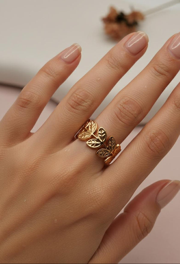Earth Angel  –  Anti Tarnish Adjustable Ring